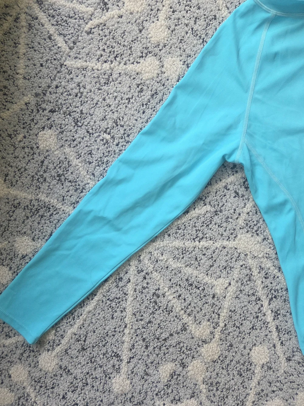 Lands' End Light Blue Rashguard